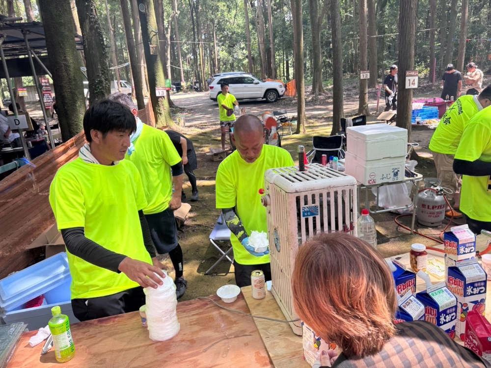 かき氷の屋台